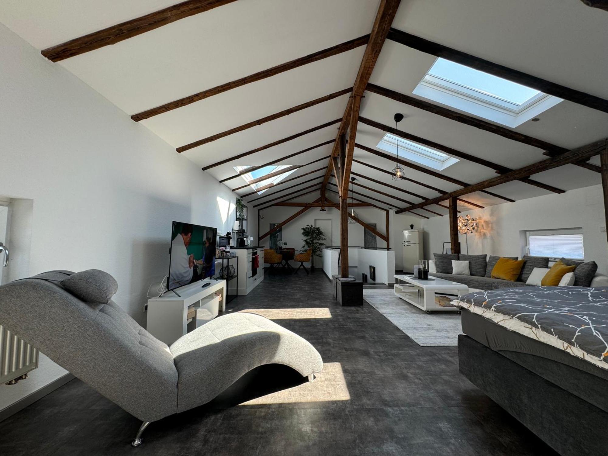 Gleis 13 - The Loft Im Ehemaligen Lokschuppen Apartment Bueckeburg Exterior photo